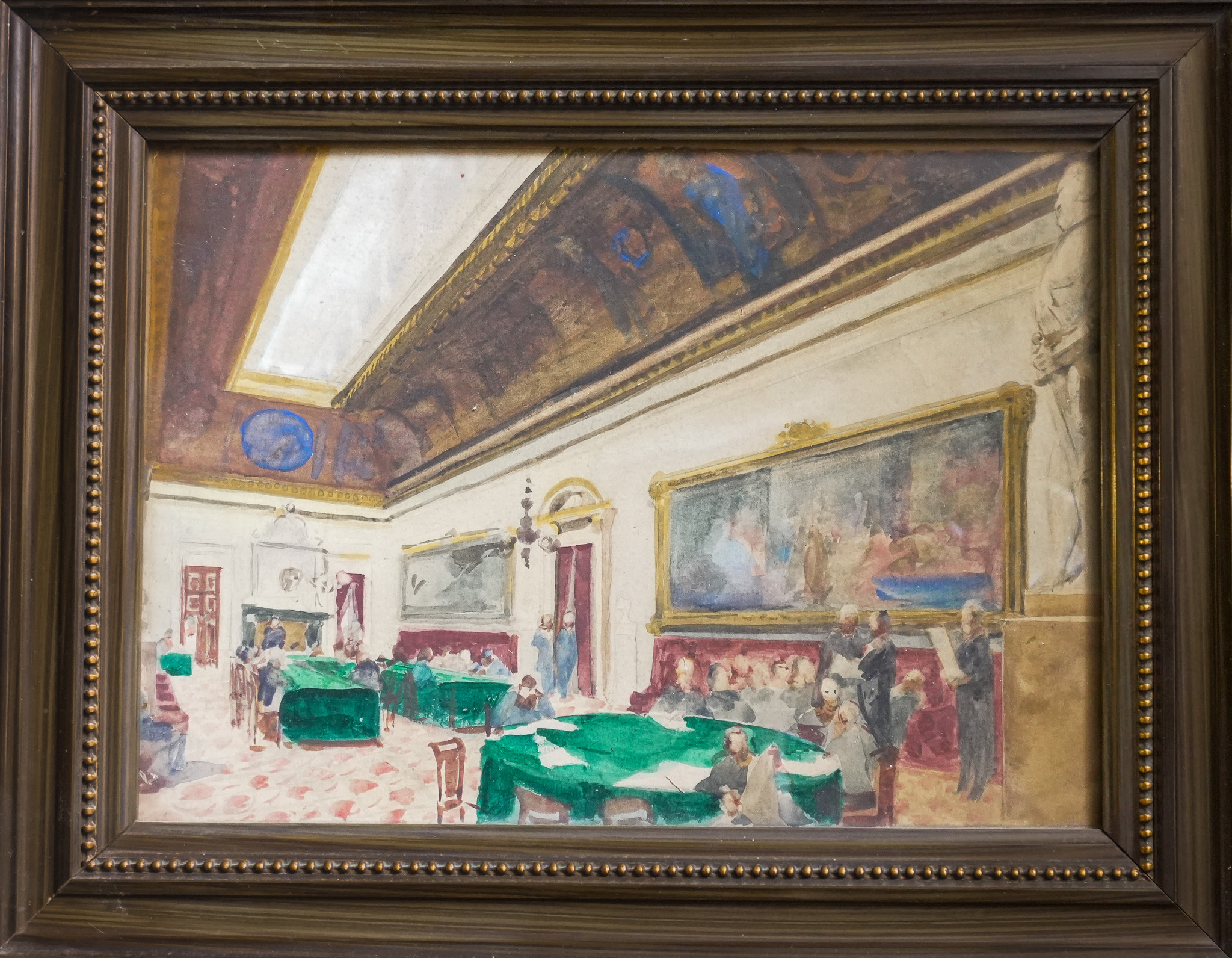 Tableau de la salle des conférences